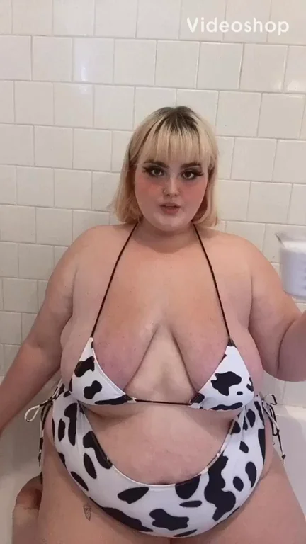 Got Milk? 🥛💦 BBW Cowgirl Tits Drenched! 🐄🍈