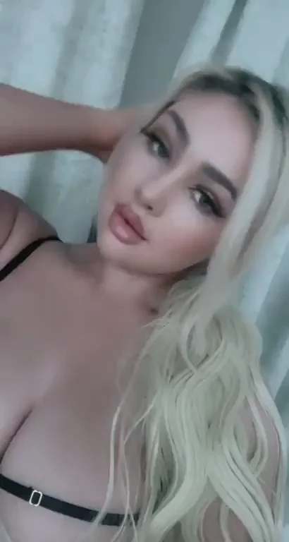 Blonde Bombshell Tease: You Love These Tits? 😍💦