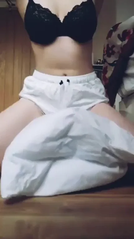 Fresh 18yo Tease in Lace Bra & Tiny Shorts: I'll Ride You Better Than Any Slut 😈🍑