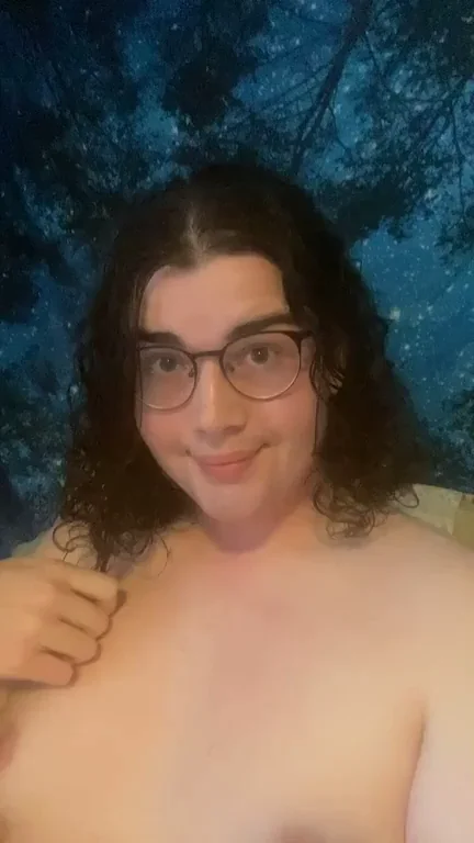 I bought big cute girly glasses so that everyone will know I'm transitioning!