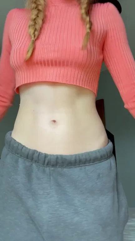 About as flat as a washboard and extremely happy about it ðŸ™ˆ