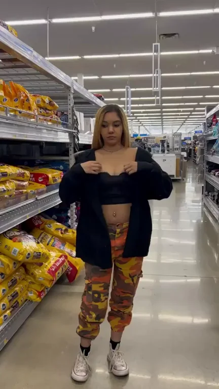 Grocery Store Tease: 'Take Me Home & Pound My Slutty Curves'