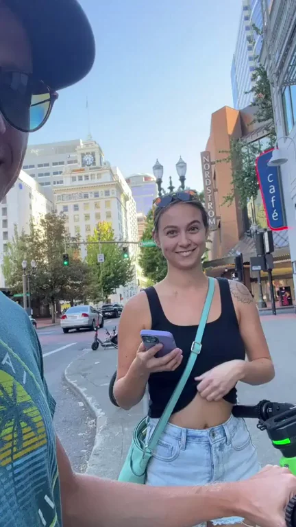 If a camera phone is pointed at me, there's a good chance I reach for my tits