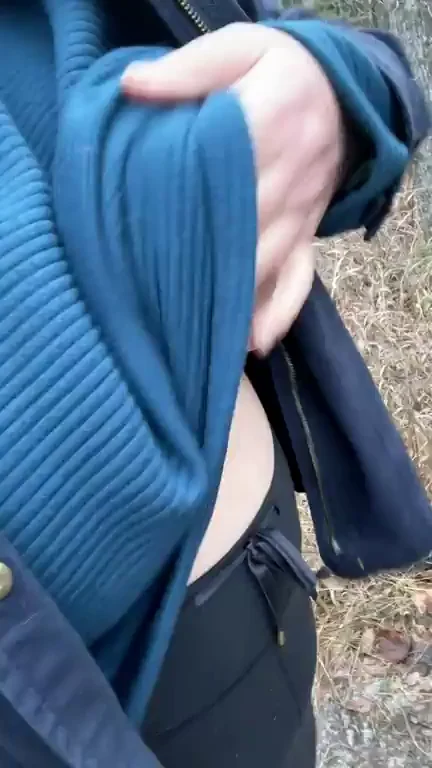 Park Walk Tease: Flashing My Massive Tits! 🔥🍈🍈