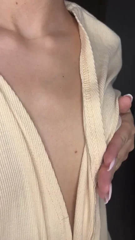Am I Fuckable? Daddy's Slutty Daughter Teases Her Perky Tits