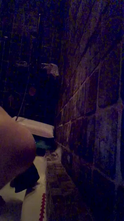 Masterofanal's BBC Dildo Ass Wreckage in Steamy Shower Stallion Ride