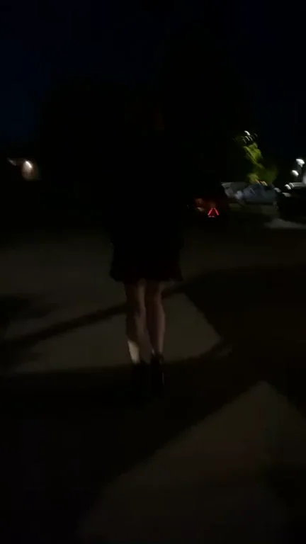 Parking lot ass flash