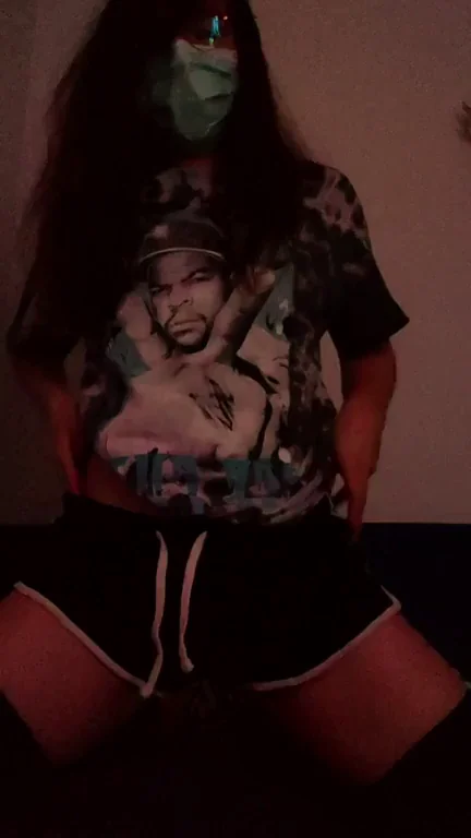 Petite Trans Tease: Tiny Frame, Monster Cock Bulge