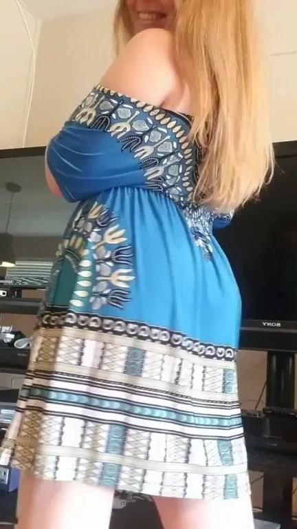 I love when my panties match my dress