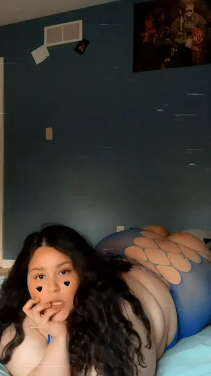 💦 18yo Latina BBW Begs: Can I Lay with You? Huge Tits & Ass Tease 💦