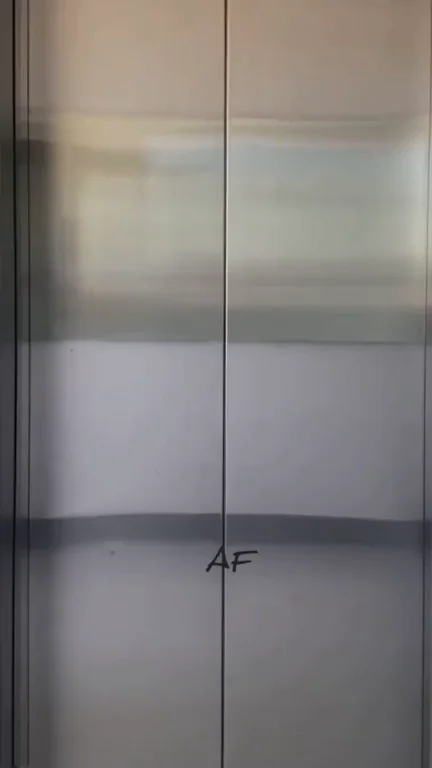 Surprise in the elevator