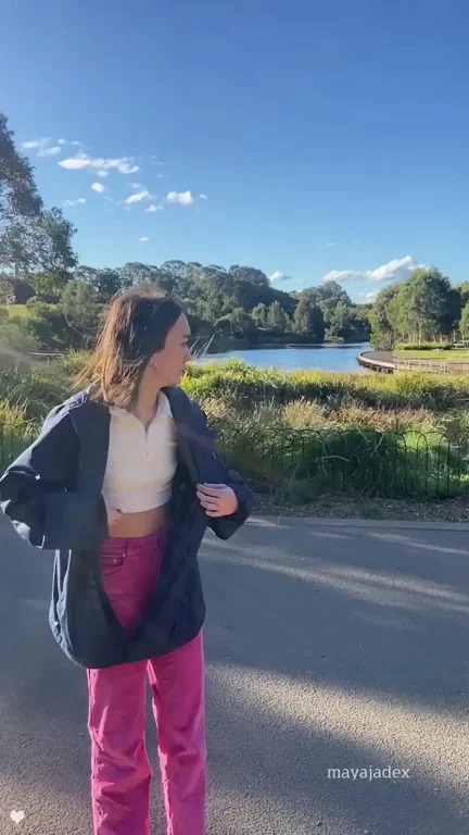 Hot Tits Pair Perfect with This Lake View 😈🌅