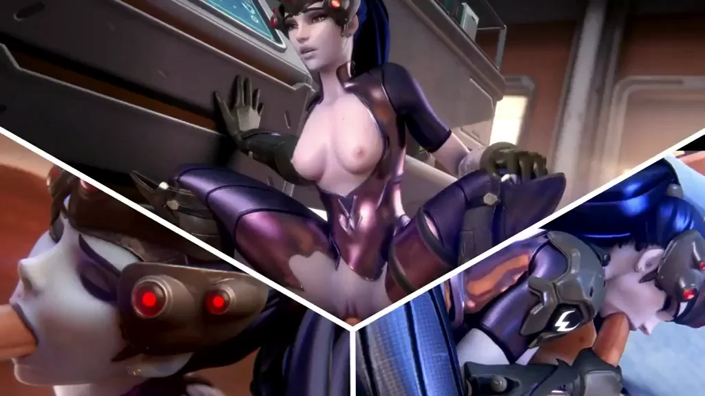Widowmaker's Slutty 3D Fuck Fest 💜🍆🔥 (Overwatch Rule34)