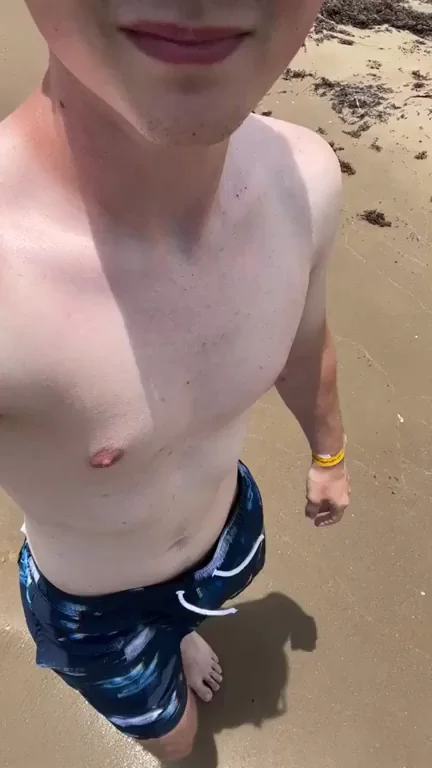 On the beach
