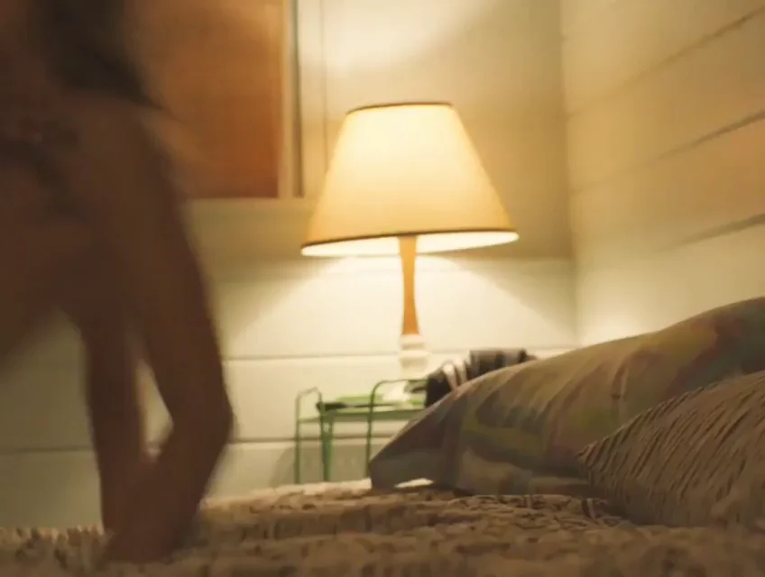 🔥 Monica Raymund & Tonya Glanz Steamy Bed Kiss in Hightown S02E03 💋
