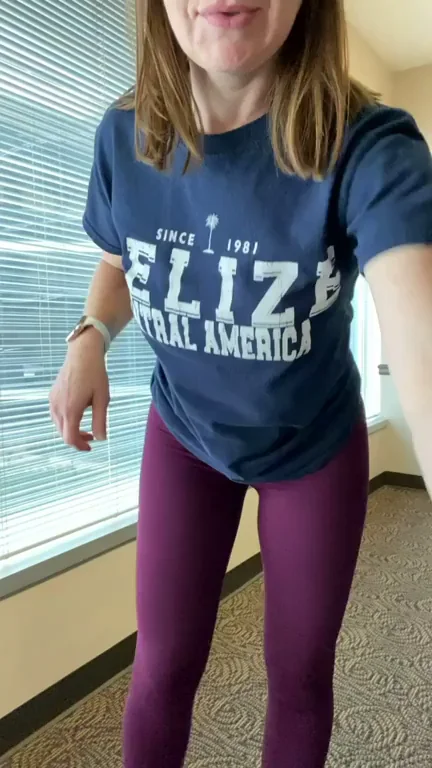 Office Slut Wife's Massive Titty Drop Tease 😈💦