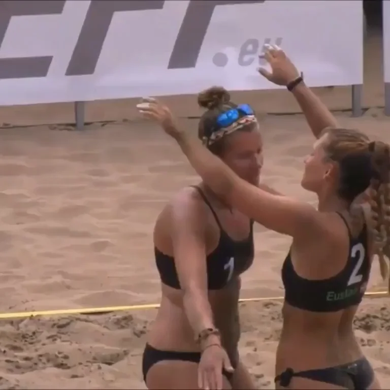Beach Volleyball Babes Slapping Juicy Booties 🍑🔥