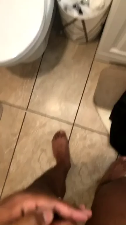 Bathroom Edge Fest: FTM Hunk's Throbbing Cock Explodes from Subreddit Overload