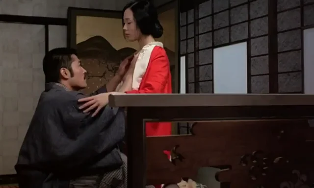 Eiko Matsuda's Steamy Senses 🔥 Japanese Celeb Nude Embrace & Suck 💋