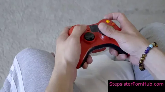 BFF Caught By Stepsister Sucking Gamer Stepbro's Dick