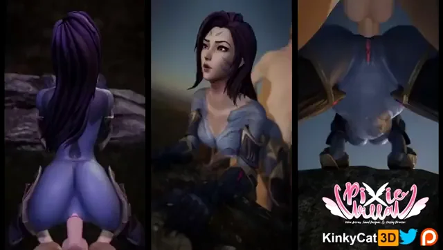 Kai’sa gets fucked multiple view (Sound Update) (KinkyCat3D, Pixiewillow)