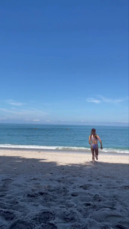 🍑 G Hannelius' Juicy Beach Butt Tease 🔥