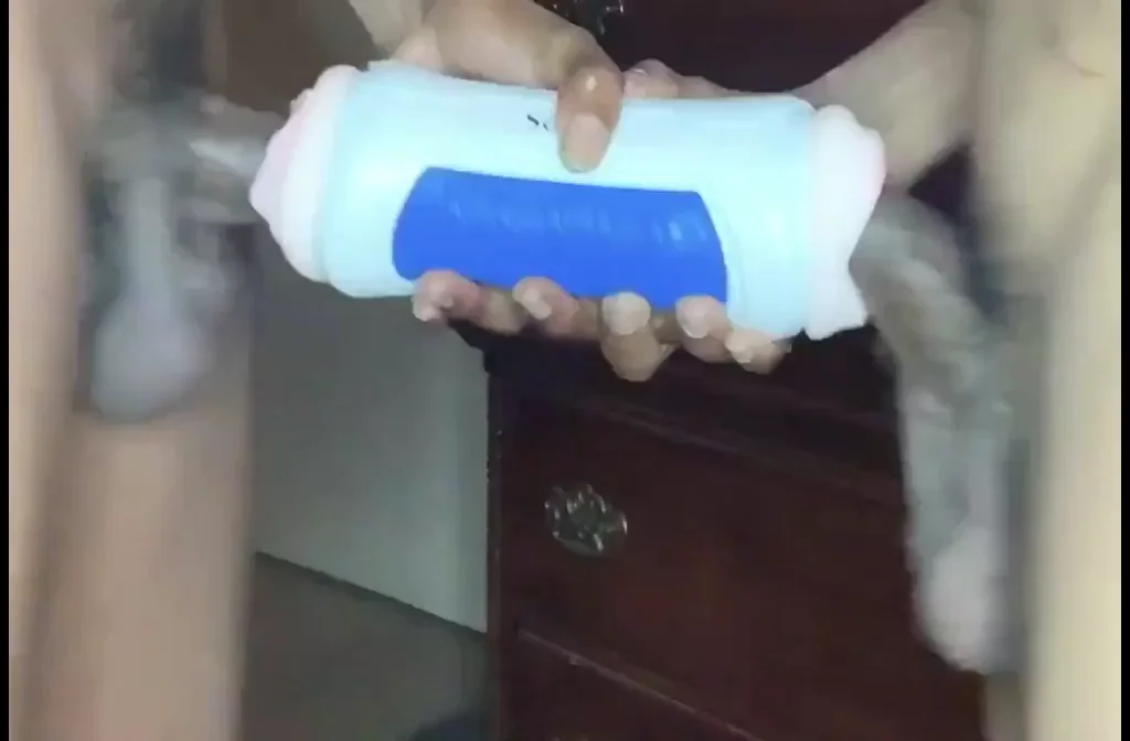 Couple's Double Dildo DIY Fuck Toy Action