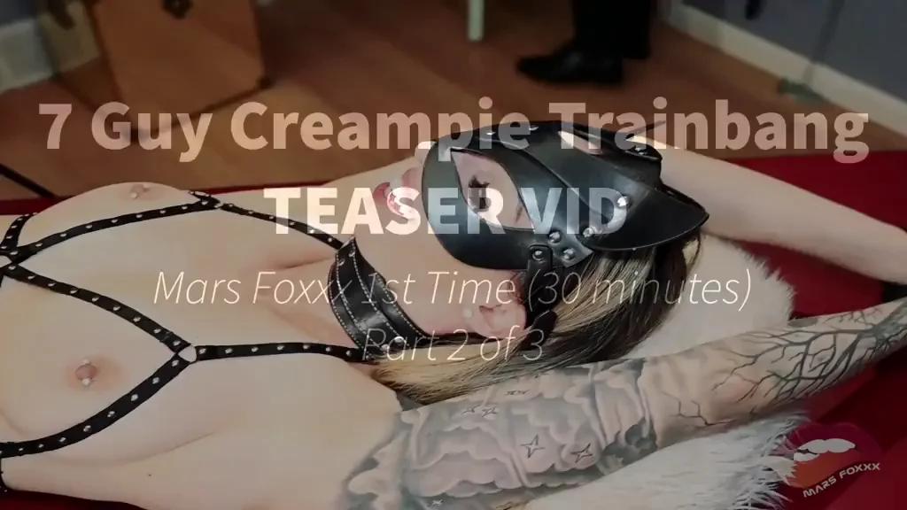 Reddit Slut's 7-Guy Creampie Trainbang Teaser