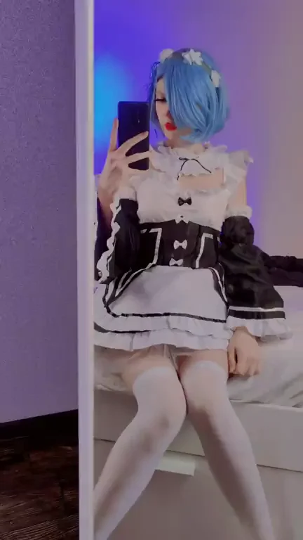 Would you squeeze your tiny maid's boobies?