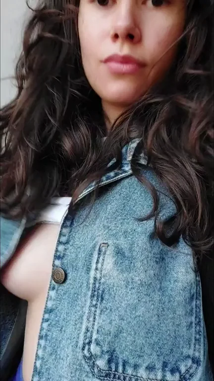 🔥 Street Slut Flashing Tits for Attention 😈 No Love at Home, All Eyes Here!