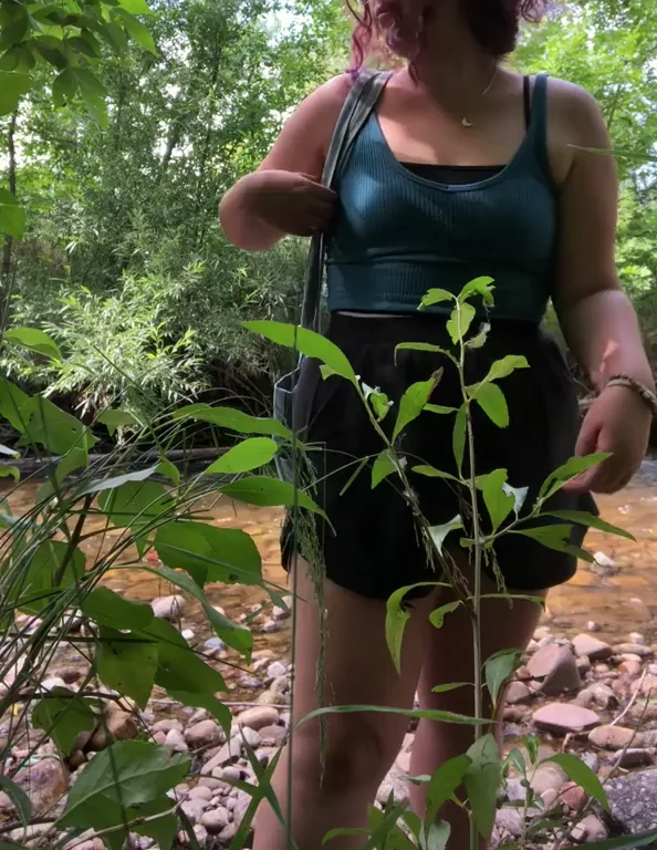 Come Play with My Saggy Tits in the Woods? 🔥🌿🍈