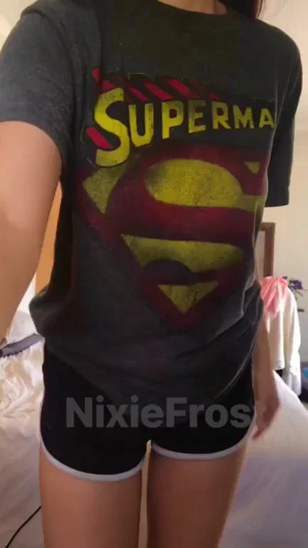 Nixie Frost Begs: Help Rip Off My Panties Superwoman Slut 😈🍑
