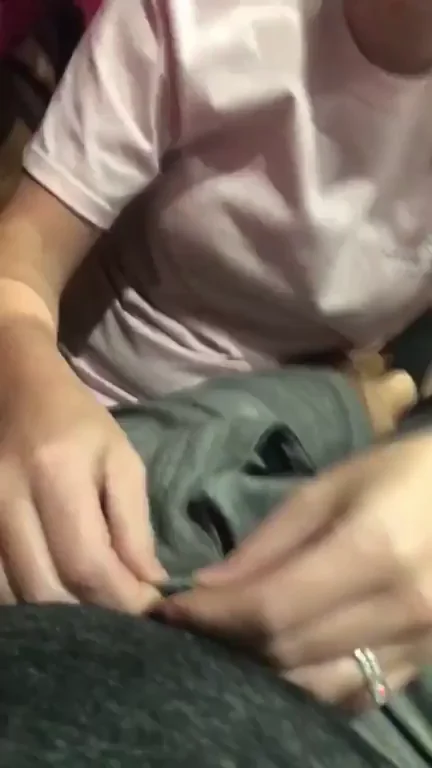 Risky Roommate Handjob Sneak