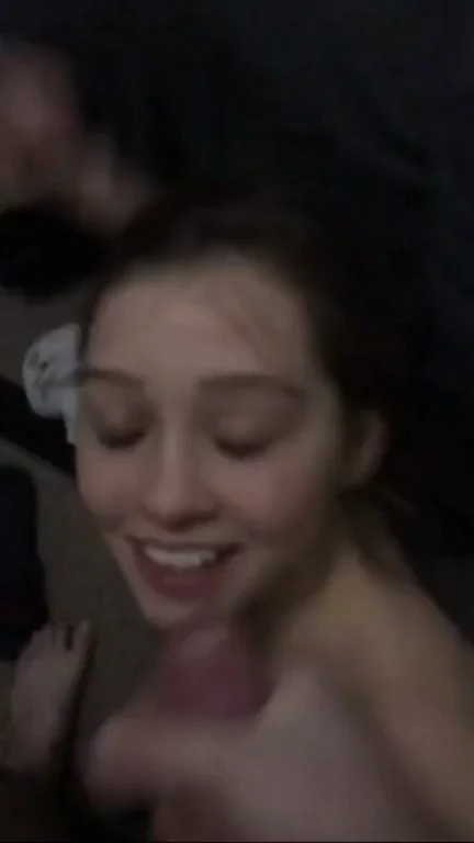 Cute Chick's Messy Facial Bliss 😍💦