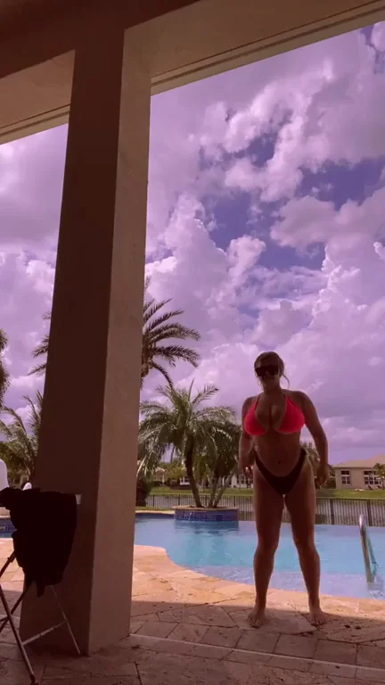 🏖️ Bikini Babe's Massive Cock Bigger Than Her Head! 😲🍆