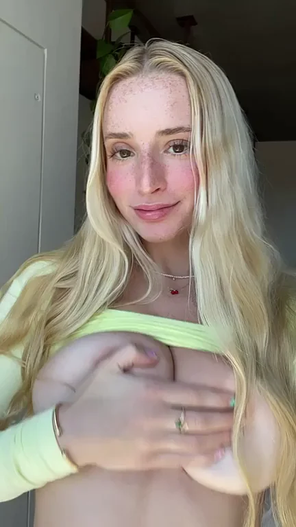 Blonde Babe's Massive Tits Causing Backache Vibes 💥🍈🍈