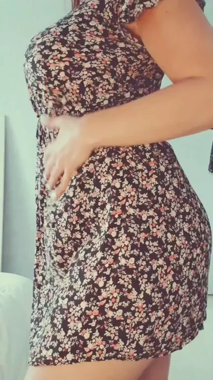 Wait until I lift my dress and let me know what you think