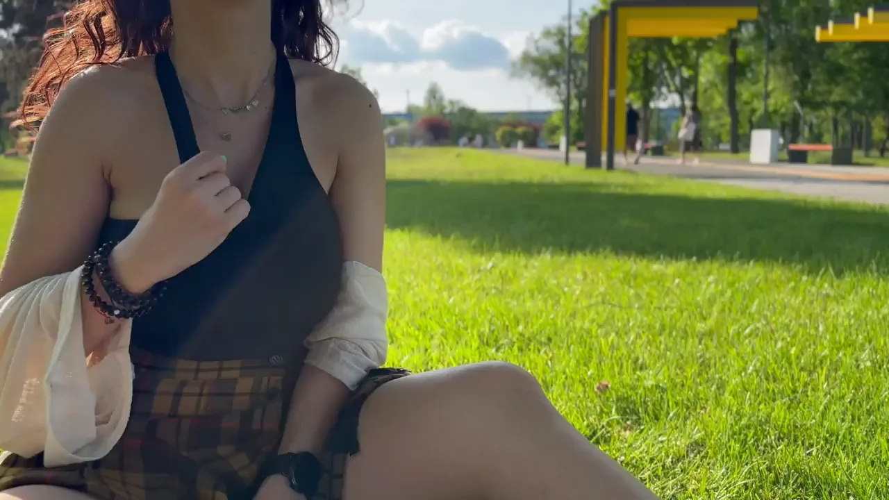 Flashing at the park