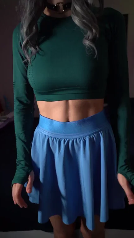 Flexing My Ripped Abs & Perky Tits Gets Me So Wet 😈💦