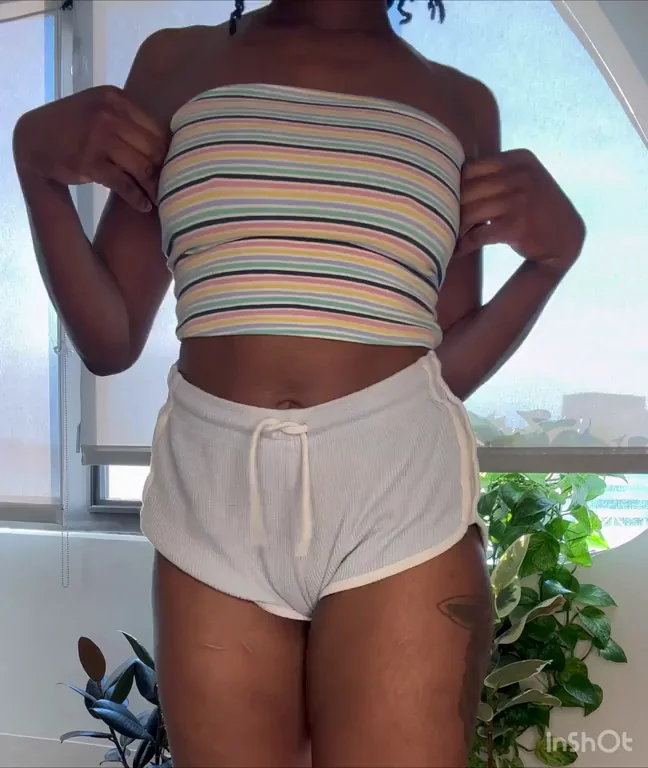 Ebony Babe's Massive Tits Beg for Hard Cock Sandwich 😈💦