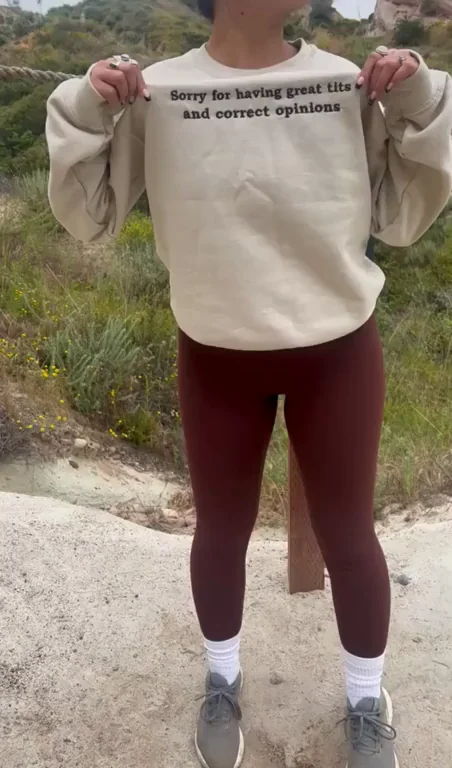 Sorry for having great tits and correct opinions (OC)