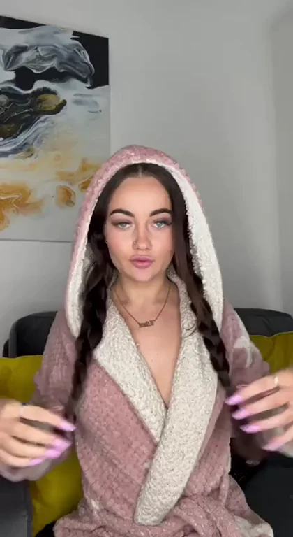 Fun-Sized Slut's Horny Hoodie Tease 😈🔥