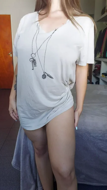 Do you like what's under my t-shirt?