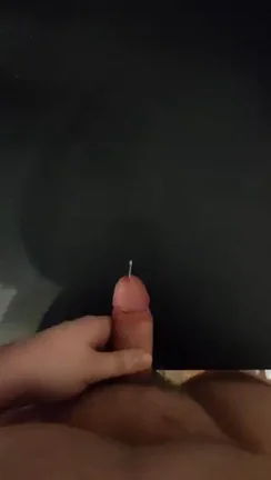 Thick Cock Blasting My Massive Cum Load