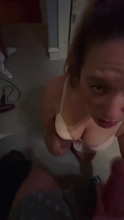 Would you cum in her mouth if she begged nicely?