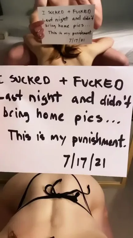 Hotwife's 😈 Morning Confession: Sucked & Fucked FWB Last Night, Punished with Ass Pics for Cucky Daddy! 🍑💦