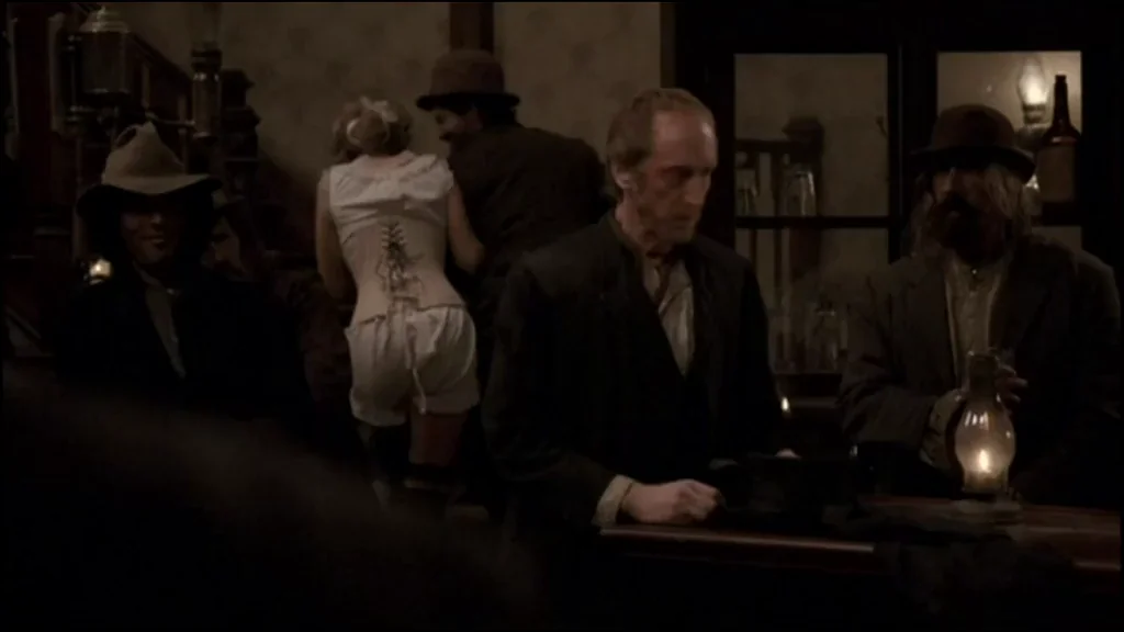 Molly Parker’s Steamy Corset Tease in Deadwood S01E12 🔥👗