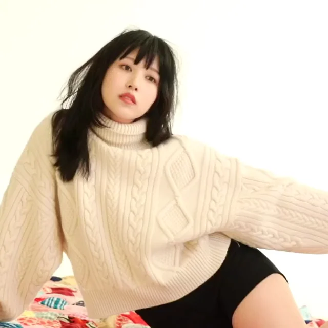 Mina from TWICE Teasing in Tight Sweaters & Sheer Skirt 😈👗💦