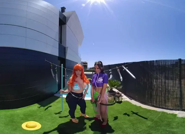 [FFM] ONE PIECE: Nami and Nico Robin A XXX Parody ft Blondie Fesser, Katrina Moreno