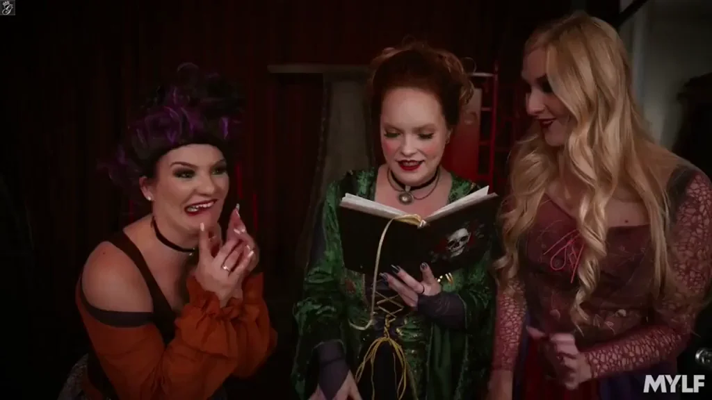 🔮 Hocus Pocus Deux: Mylfwood Witches Emmy Demure, Audrey Madison & Summer Hart Orgy Tease 💋